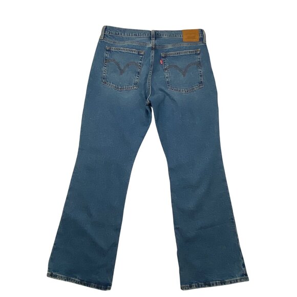 Levis Wedgie Bootcut Jeans Size 32 button fly high rise western cowgirl - Picture 3 of 13